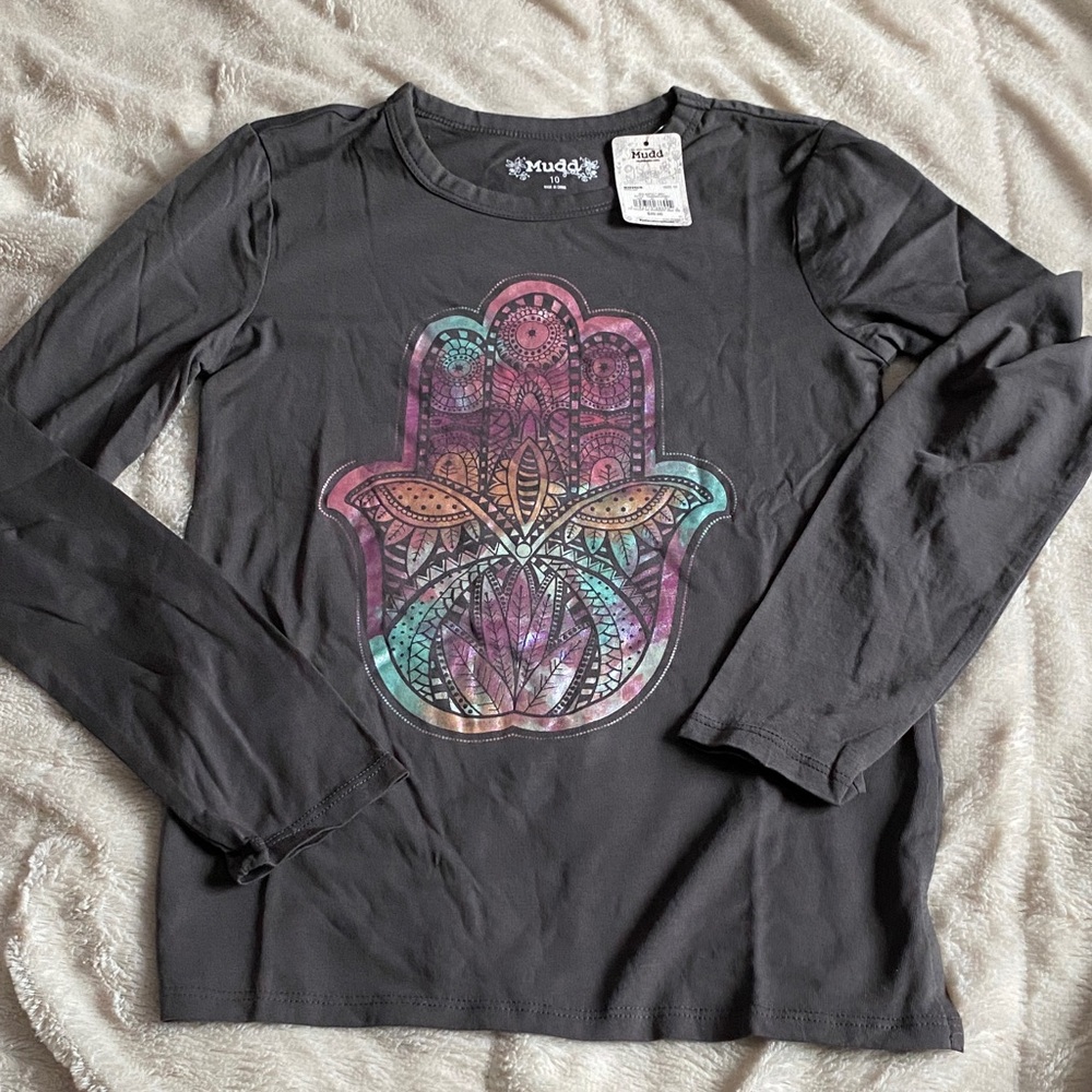 🆕 Girls Mudd - Graphic Long Sleeve T-Shirt